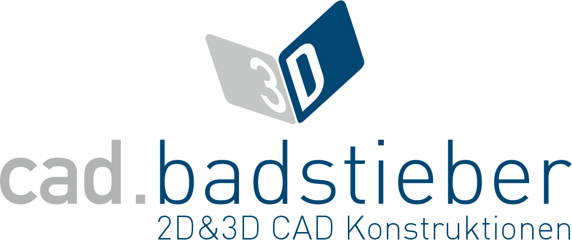 CAD-Konstruktion Service Logo - 2D & 3D Konstruktion, Maschinenbau, Technische Dokumentation